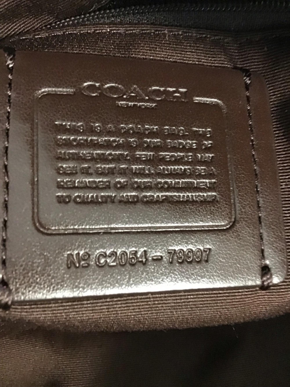 Coach Prairie Satchel Bag 79997 Tan Soft Pebbled Leather Purse No Long Strap - Picture 7 of 15